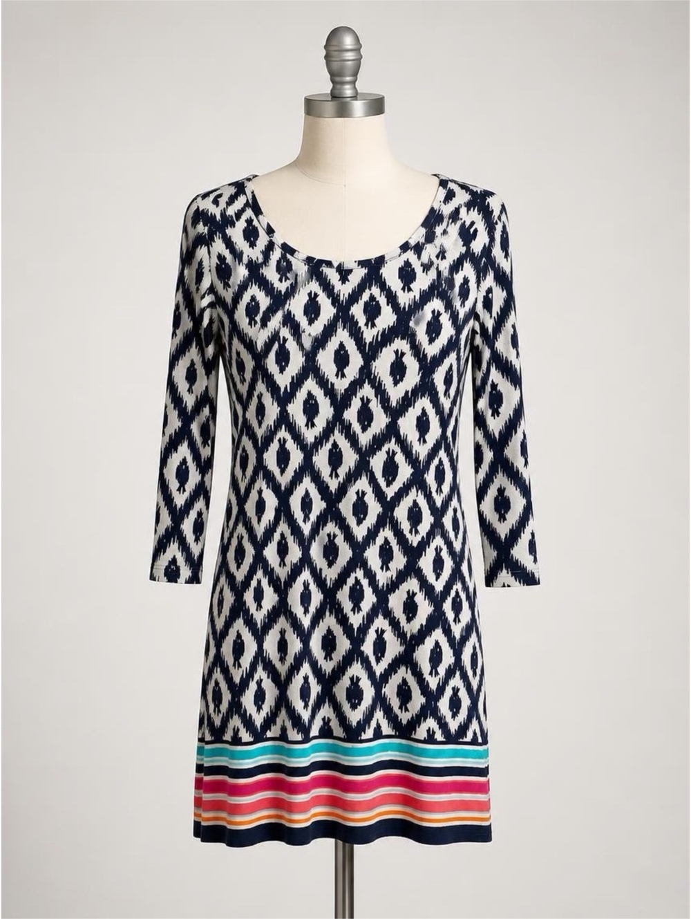 Lilly Pulitzer Pima Cotton Ikat Print Dress XS